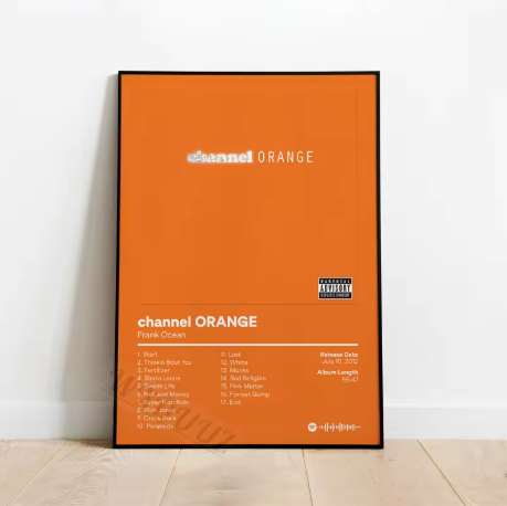 Frank Ocean Album Cover Poster "channel ORANGE"