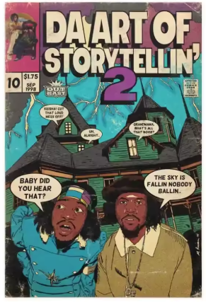 Hip-Hop Comic Style Poster "Comic Art Style Da Art of Storytellin' "