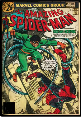 Spider-Man Retro Comic Wall Poster (2)