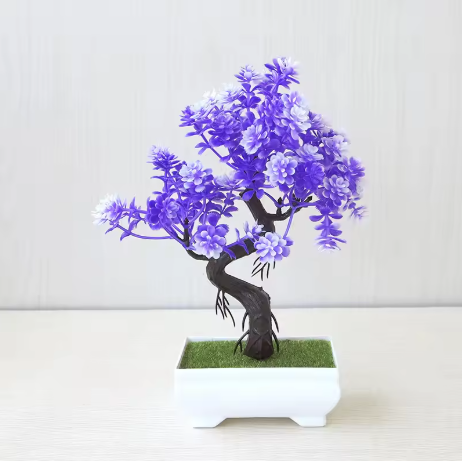 Artificial Potted Violet Tree Small