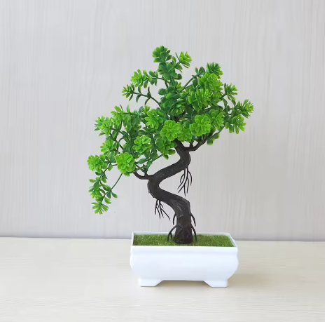 Artificial Potted Green Tree Small