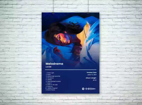 Lorde Album Cover Poster "Melodrama"