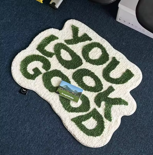 'You Look Good' Aesthetic Rug