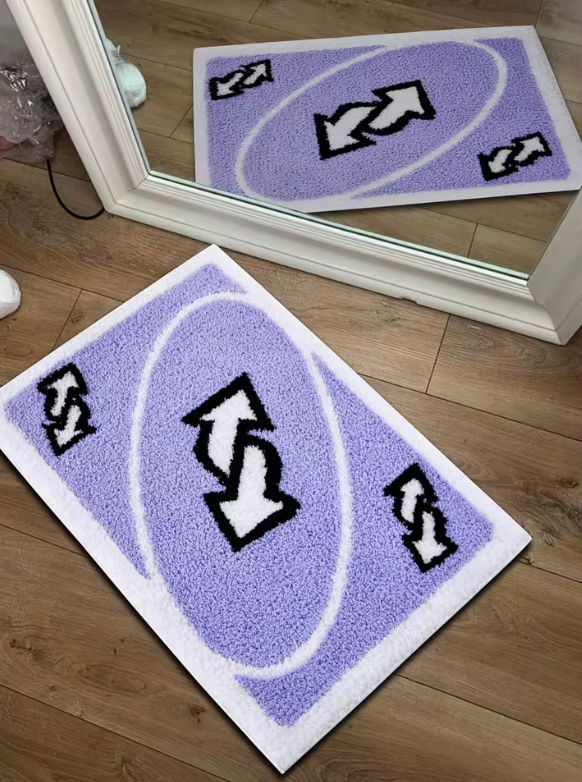 Uno Reverse Card Rug