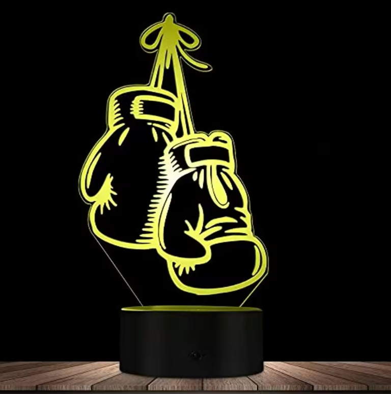 Boxing Gloves LED Desk Lightup