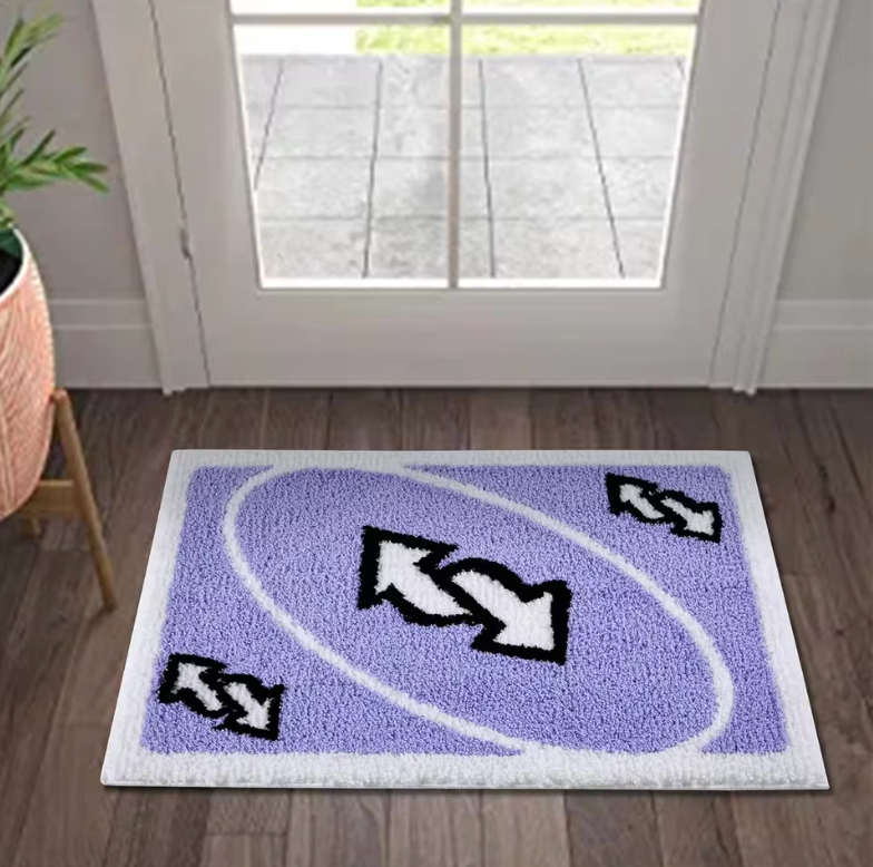 Uno Reverse Card Rug