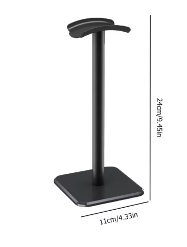 Aluminum Alloy Headphone Stand (Black)