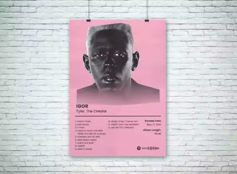 Tyler, The Creator Album Cover Poster "IGOR"